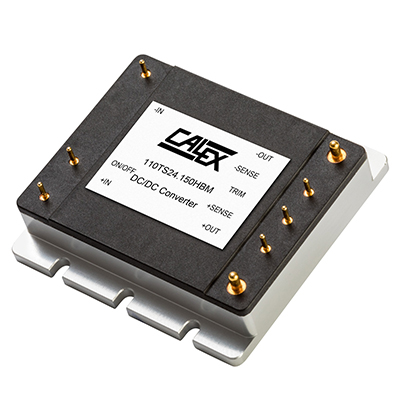 Calex Manufacturing Company Introduces 150-Watt DC-DC Converter for Railway and Industrial Applications