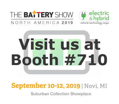 We're exhibiting at The Electric & Hybrid Vehicle Technology Expo 2019