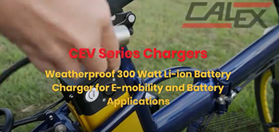 CEV Series Weatherproof, LIB Battery Chargers for e-mobility applications